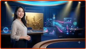 Ảnh minh họa bài viết giới thiệu phỏm là gì với bộ bài Tây trên bàn chơi