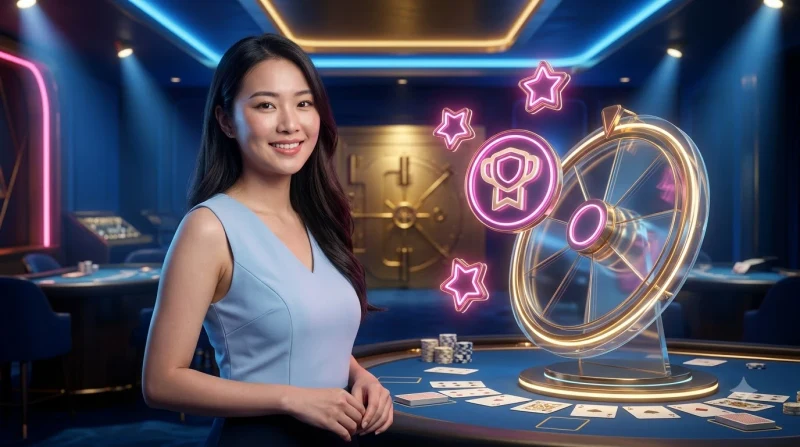 Ảnh minh họa sơ đồ tổng quan hệ thống biểu tượng thưởng slot với các biểu tượng phát sáng trong không gian kỹ thuật số