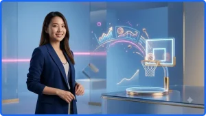 Ảnh minh họa ý nghĩa quan trọng của việc xây dựng ngân sách cược bóng rổ với hình ảnh con lợn đất bằng trong suốt chứa đầy đồng xu vàng