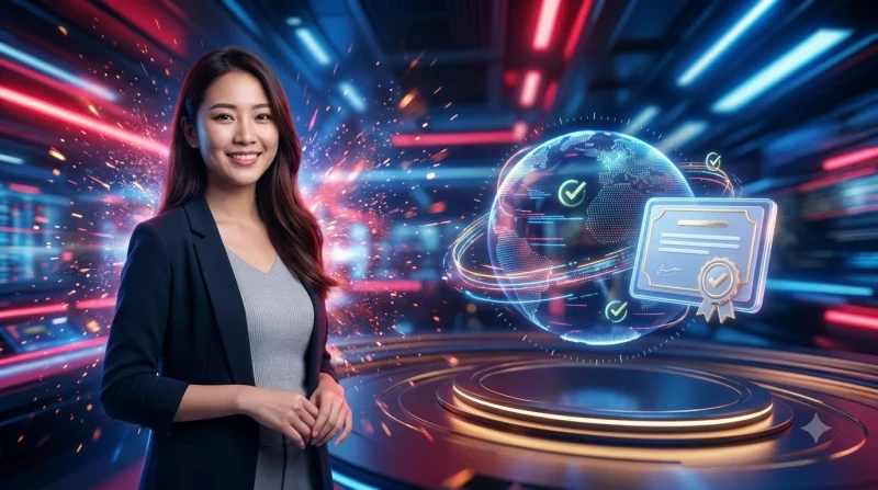 Biểu tượng khiên bảo vệ với dấu kiểm và huy hiệu xác minh, minh họa tiêu chí chọn nguồn tin đáng tin cậy