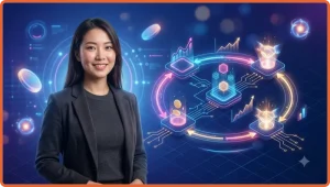 Illustration minh họa thế giới giải trí đa dạng trên nền tảng kỹ thuật số.