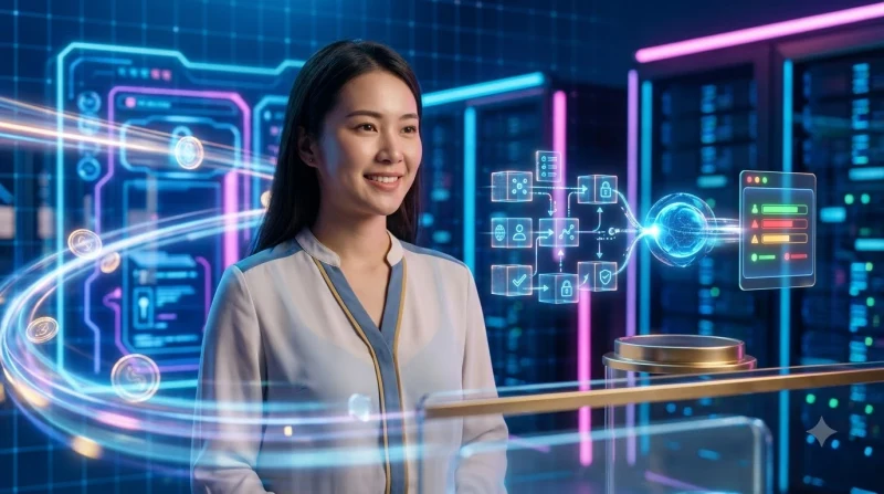 Minh họa các sai lầm phổ biến khi xếp bài mậu binh ALO789 với biểu tượng cảnh báo và dấu hỏi
