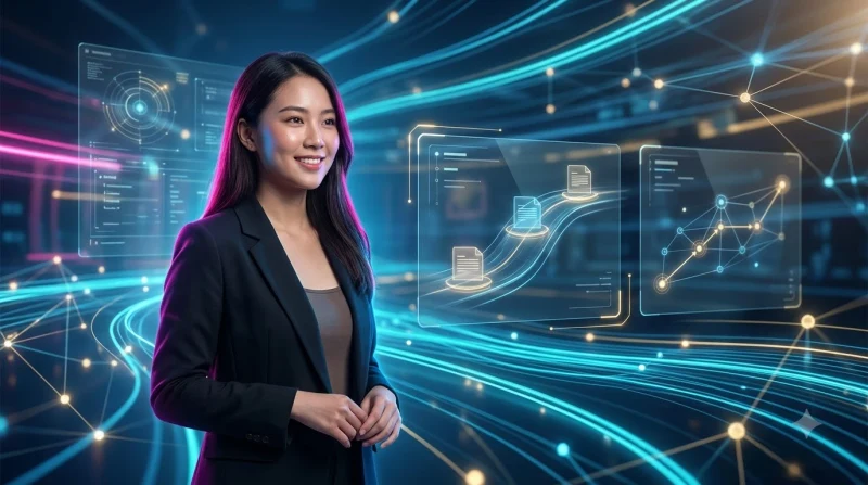 Minh họa giao diện nền tảng game bài trực tuyến trên thiết bịdi động với ánh sáng neon
