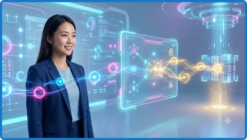 Minh họa màn hình máy tính chia đôi, một bên hiển thị website đáng tin cậy và bên kia là website giả mạo độc hại
