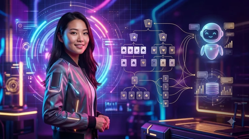Minh họa phần giải đáp câu hỏi thường gặp về luật mậu binh ALO789 với biểu tượng dấu hỏi và thẻ bài